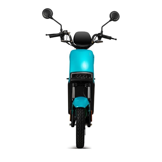 Moped electric, baterie litiu detasabila, motor 1000W, albastru - Rainbow